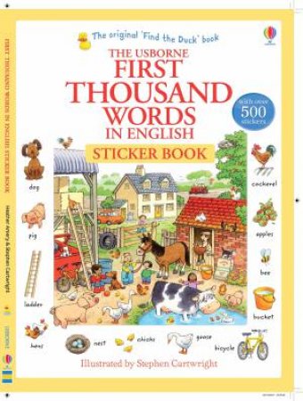 First 1000 Words in English Sticker Book by Various