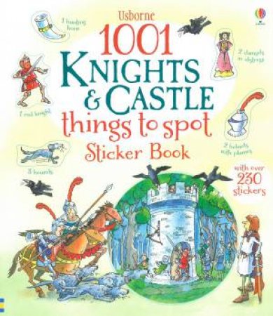 1001 Knights And Castles To Spot Sticker Book by Hazel Maskell