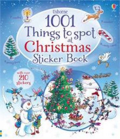 1001 Things To Spot At Christmas Sticker Book by Alex Frith