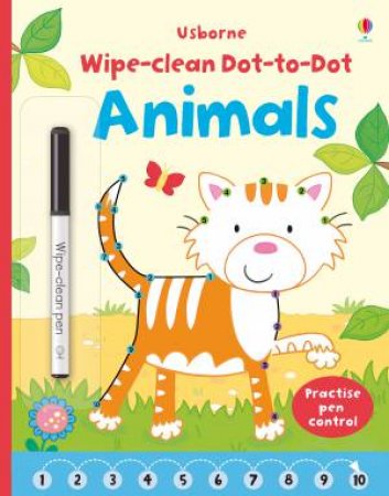 Wipe-clean Dot-to-dot Animals by Jessica Greenwell