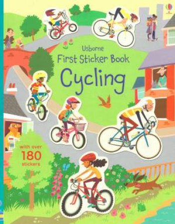 Usborne First Sticker Book  Cycling by Various