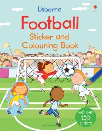 Football Sticker And Colouring Book by Sam Taplin