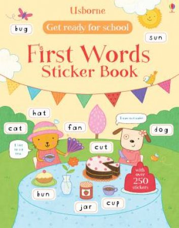 Get Ready for School: First Words Sticker Book by Various