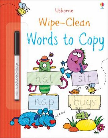 Wipe-Clean: Words To Copy by Jessica Greenwell & Kimberley Scott