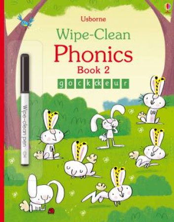 Wipe-Clean Phonics: Book 2 by Mairi MacKinnon & Fred Blunt