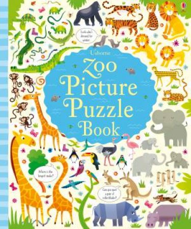 Zoo Picture Puzzle Book by Kirsteen Robson