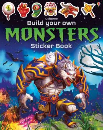 Build Your Own Monsters Sticker Book by Simon Tudhope & Gong Studios