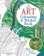 Art Colouring And Sticker Book