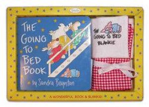 The Going To Bed Book & Embroidered Blankie by Sandra Boynton