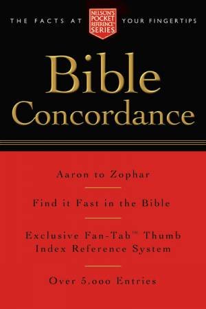 Pocket Bible Concordance by Thomas Nelson