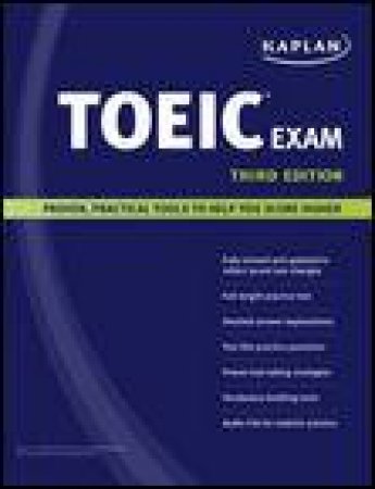 Kaplan TOEIC Exam, 3rd Ed plus CD-ROM by Various