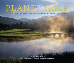 Planet Golf 2016 Wall Calendar by Darius Oliver