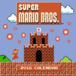 Super Mario Brothers 2016 Wall Calendar