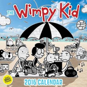 The Wimpy Kid 2016 Illustrated Calendar by Jeff Kinney