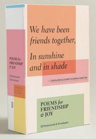 Poems for Friendship & Joy (Notecards) by Academy of American Poets