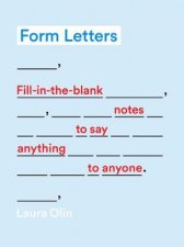 Form Letters FillintheBlank Letters for All Occasions Awkward