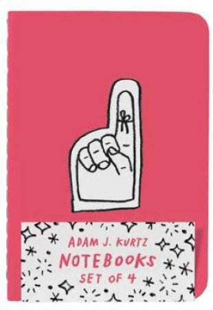 Adam J. Kurtz Notebooks (Set of 4) by J Adam