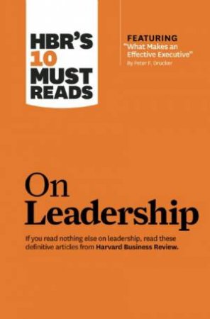 HBR's 10 Must Reads On Leadership by Various