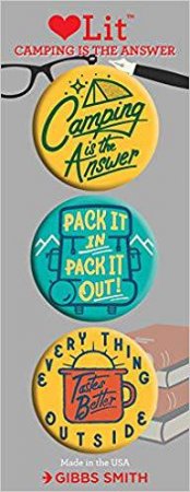 Button Assortment: Camping Is The Answer by Gibbs Smith