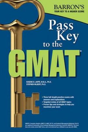 Pass Key to the GMAT by R. Bobby Umar & Carl  Pyrdum