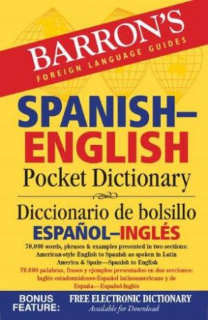 Barron's Spanish-English Pocket Dictionary by Various