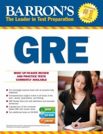 Barron's GRE -21st Edition with CD Rom by Sharon Weiner Green