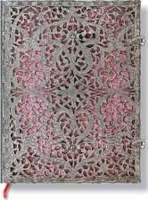 Silver Filigree Blush Pink Ultra Lin Journal