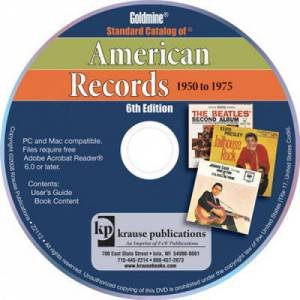 Standard Catalog of American Records 1950-1975 DVD by GOLDMINE