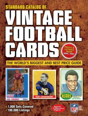 Standard Catalog of Vintage Football Cards by KP EDITORS