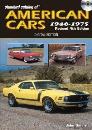 Standard Catalog of American Cars 1946-1975 CD by JOHN JOHN