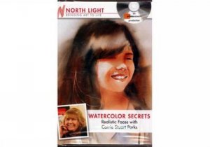 Watercolor Secrets - Realistic Faces DVD by PARKS CARRIE