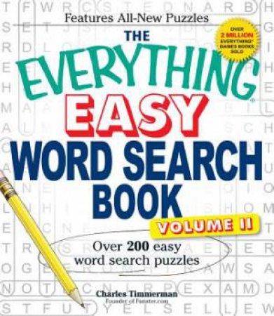 The Everything Easy Word Search Book by Charles Timmerman