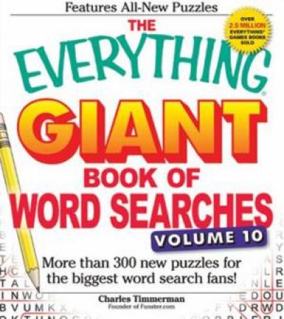 The Everything Giant Book of Word Searches by Charles Timmerman