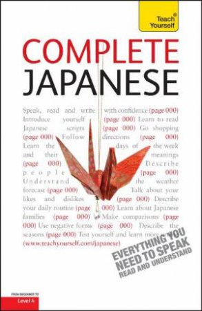 Complete Japanese: Teach Yourself by Helen Gilhooly