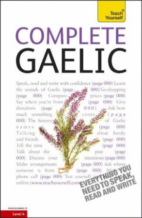 Complete Gaelic: Teach Yourself by Boyd; Taylor, Robertson