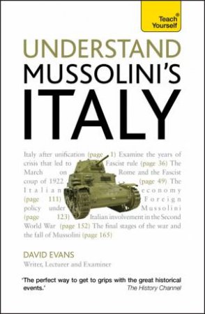 Understand Mussolini's Italy: Teach Yourself by David Evans