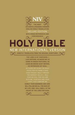 NIV Deluxe Hardback Bible by Various 