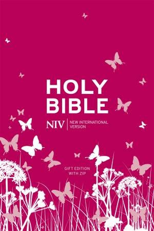 NIV Tiny Pink Soft-Tone Bible With Zip by NIV