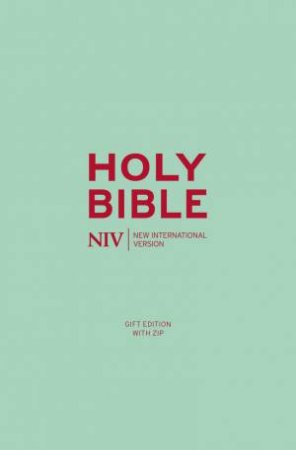 NIV Pocket Red Soft-Tone Bible with Zip by New International Version