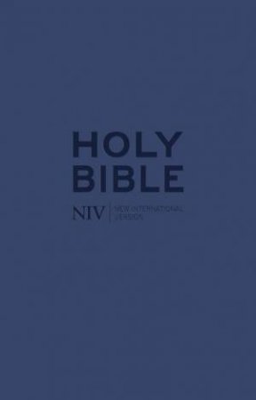 NIV: Tiny Navy Soft-tone Bible with Zip by Various 