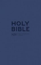 NIV Tiny Navy Softtone Bible with Zip