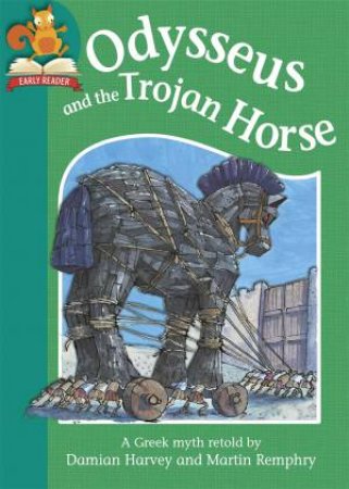 Odysseus and the Trojan Horse by Damian Harvey