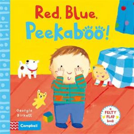 Red, Blue, Peekaboo by Georgie Birkett