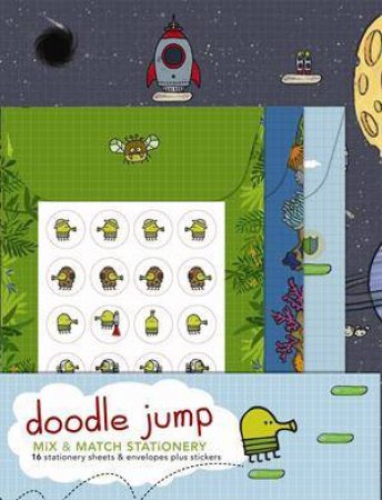 Mix and Match Stationery: Doodle Jump by Sky Lima