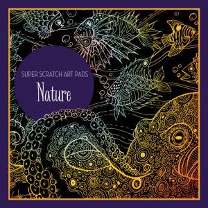 Super Scratch Art Pads: Nature by Sterling Children's