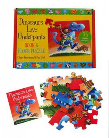 Dinosaurs Love Underpants: Book and Jigsaw by Claire Freedman & Ben Cort