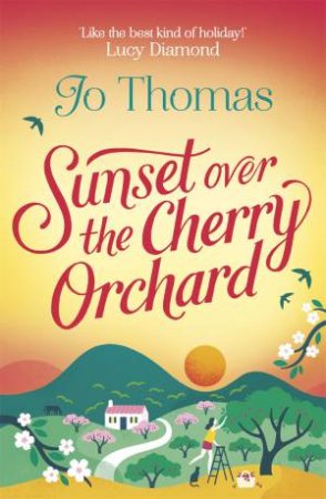 Sunset Over The Cherry Orchard by Jo Thomas