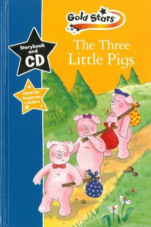 Gold Stars  Three Little Pigs Book And CD by Various