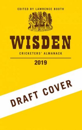 Wisden Cricketers' Almanack 2019 by Various