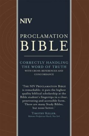 NIV Compact Proclamation Bible by Various